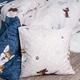 Комплект постельного белья Миланика Френдс, 1.5 спальный, бязь, наволочка 70х70 см вид 6