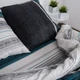 Комплект постельного белья Миланика Байкал, 2 спальный евро, бязь, наволочки 70х70 см вид 7