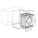Встраиваемая стиральная машина Krona KAYA 1200 7K WHITE вид 8