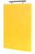 Доска пластиковая разделочная 29*39*1,5 см металл ручка петля желтый Baizheng вид 1