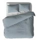 Комплект постельного белья Шуйские ситцы Niteva Серо-голубой Евро, поплин, наволочки 70х70 см вид 1