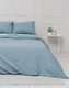 Комплект постельного белья Шуйские ситцы Niteva Серо-голубой 2-спальный, поплин, наволочки 70х70 см вид 4