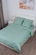 Комплект постельного белья Миланика Палитра Фисташка, 2 спальный евро, поплин, наволочки 70х70 см вид 1