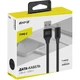 Кабель AXXA USB-A 2.0 - USB-C, 1 м, 2 A, черный (7264) вид 4