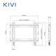 Кронштейн KIVI BASIC-22F для ТВ 23-43" вид 2