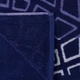 Полотенце Донецкая мануфактура VIALE синий ромб 100х150 см, махра вид 3