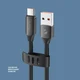 Кабель Deppa Silk USB-A - USB-C, 1.2 м, 6 A, черный вид 4