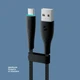 Кабель Deppa Fly USB-C - Type-C 1 м, 3 A, черный вид 3