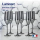 Набор бокалов для шампанского Luminarc Селест Сияющий графит, 6 предметов, 0.16 л вид 3
