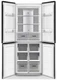 Холодильник ASCOLI ACDS460WE, золотистый вид 2