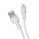 Кабель Deppa Elite USB2.0 Am - Lightning, 1 м, 2 A, белый вид 1