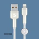 Кабель Deppa Elite USB2.0 Am - Lightning, 1 м, 2 A, белый вид 2