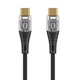 Кабель Deppa Crystal USB-C - USB-C, 1 м, 2.4 А, черный вид 1