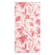 Полотенце Cleanelly Giardino Fioritо гранат, розовый 70х130 см, махра вид 4