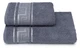 Полотенце Cleanelly Tavropos темно-серый 70х130 см, махра вид 1