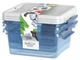 Набор контейнер для пищевых продуктов Berossi Monaco, 0.85 л, 3 шт вид 1