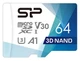 Карта памяти microSDXC Silicon Power Elite 64 ГБ + адаптер SD вид 2