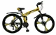 Велосипед складной Rook TS262D 26", черный/желтый вид 1