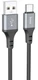 Кабель hoco X92 Honest Silicone USB-A 2.0 - USB-C 3 м, 3 А, черный вид 1