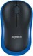 Мышь беспроводная Logitech M185, синий вид 1