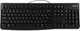 Клавиатура проводная Logitech K120, черный вид 1