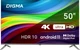 Телевизор 50" DIGMA DM-LED50UBB41 вид 1