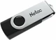 USB-накопитель Netac U505 4 ГБ, USB 2.0, черный/серебристый вид 4