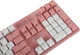 Клавиатура проводная A4Tech Bloody B800 Dual Color, розовый/белый вид 4