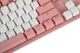 Клавиатура проводная A4Tech Bloody B800 Dual Color, розовый/белый вид 5