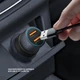 Автомобильное зарядное устройство Deppa 2xUSB-A, серый вид 3