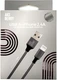 Кабель Aksberry X160 Spring USB-A 2.0 - Lightning, 1 м, темно-серый вид 2