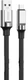 Кабель Aksberry X159 Silicone USB-A - USB-C, 1 м, 3 А, черный вид 1