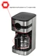 Кофеварка JVC JK-CF28, серебристый/черный вид 5