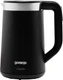 Чайник Gorenje K17TRDW, черный вид 1
