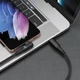 Кабель Deppa Moon USB-C - USB-C, 1.5 м, 5 А, 100 Вт, угловой, черный вид 3