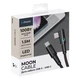 Кабель Deppa Moon USB-C - USB-C, 1.5 м, 5 А, 100 Вт, угловой, черный вид 4