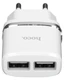 Сетевое зарядное устройство Hoco C12 Smart, белый вид 3