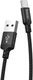 Кабель hoco X14 Times Speed USB-А 2.0 - USB-C 1 м, 3 А, черный вид 3