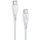 Кабель PERO DC11 PD USB-C - USB-C 2 м, 3 А, белый вид 1