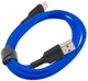 Кабель Vixion Pro USB-A 2.0 - USB-C, 1 м, 2.4 А, синий (VX-07c) вид 2