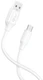 Кабель Vixion Pro USB-A 2.0 - USB-C, 1 м, 3.5 A, белый (VX-08c) вид 1