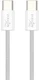 Кабель Vixion Pro USB-C - USB-C, 1 м, 3 А, белый (VX-06c) вид 1
