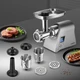 Мясорубка REDMOND MG501, серебристый вид 5