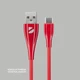 Кабель Deppa Ceramic USB-A 2.0 - USB-C, 1 м, 2 А, красный (72290) вид 3