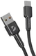 Кабель Deppa Elite USB-A 2.0 - USB-C, 1 м, 2.4 А, черный (72507) вид 1