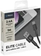 Кабель Deppa Elite USB-A 2.0 - USB-C, 1 м, 2.4 А, черный (72507) вид 4