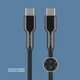 Кабель Deppa Elite USB-C - USB-C, 1 м, 2.4 А, черный (72506) вид 3