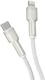 Кабель Deppa Elite USB-C - Lightning, 1 м, 2.4 А, белый (72509) вид 1