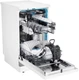 Посудомоечная машина Haier HDWE11-36WE4RU, белый вид 4