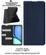 Чехол-книжка Krutoff Magnet Book для Realme Note 60/Note 60X, темно-синий вид 2